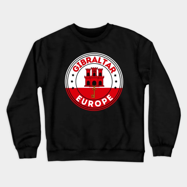 Gibraltar Crewneck Sweatshirt by footballomatic